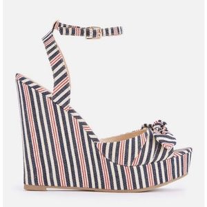Patriotic - Wedge - Ginka Bow Stripe